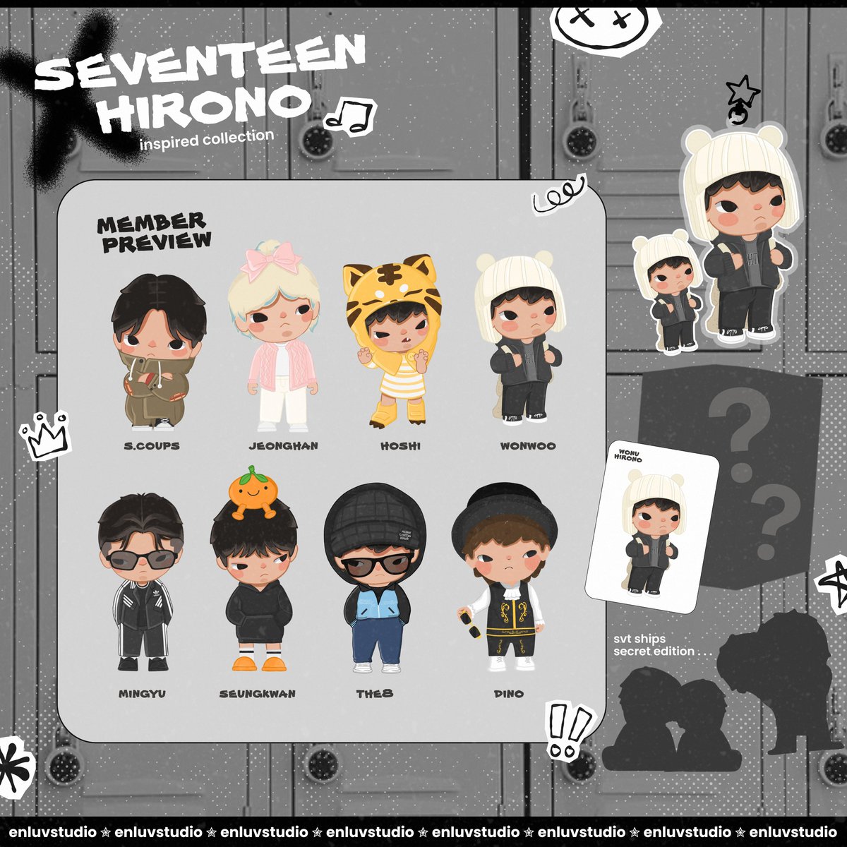 seventeen x hirono ✮
  inspired collection 

🗓 pre-order period : 01/25 — 02/05
 ✮ more details in the form

order here ⤸
📮 bit.ly/enluv-svtxhiro…

rt lottery — ⭐️ 2 winners of keychain