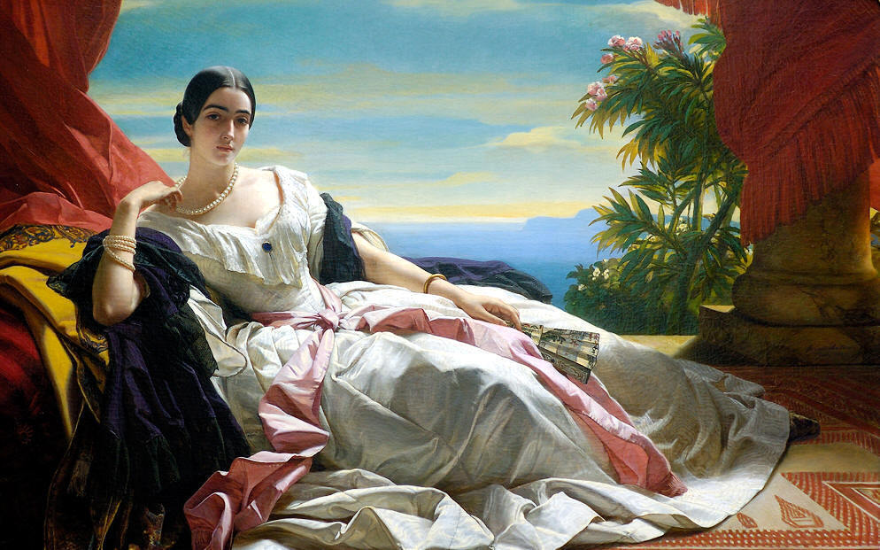 FXWinterhalter's tweet photo. Portrait of Leonilla, Princess of Sayn Wittgenstein https://t.co/tf8k9XPU15 https://t.co/u1e3huHHuc