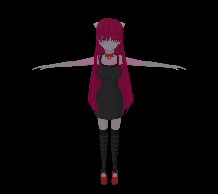 ScorpyDerpy's tweet photo. My Lucy 3d model from Elfen Lied #blender #AnimeArt https://t.co/E7xAR1oAwM