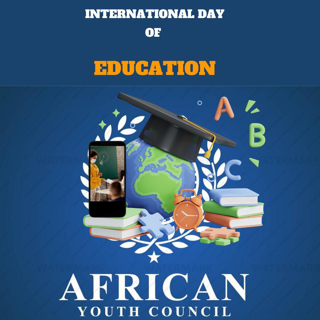 africanayc's tweet photo. 🌍✏️ International Day of Education ✏️🌍

Although the date has passed, the significance of this day and its message is timeless. Education continues to be the key to unlocking the potential of our youth, fostering peace, and paving the way for sustainable development. https://t.co/VGx7KkKCIZ