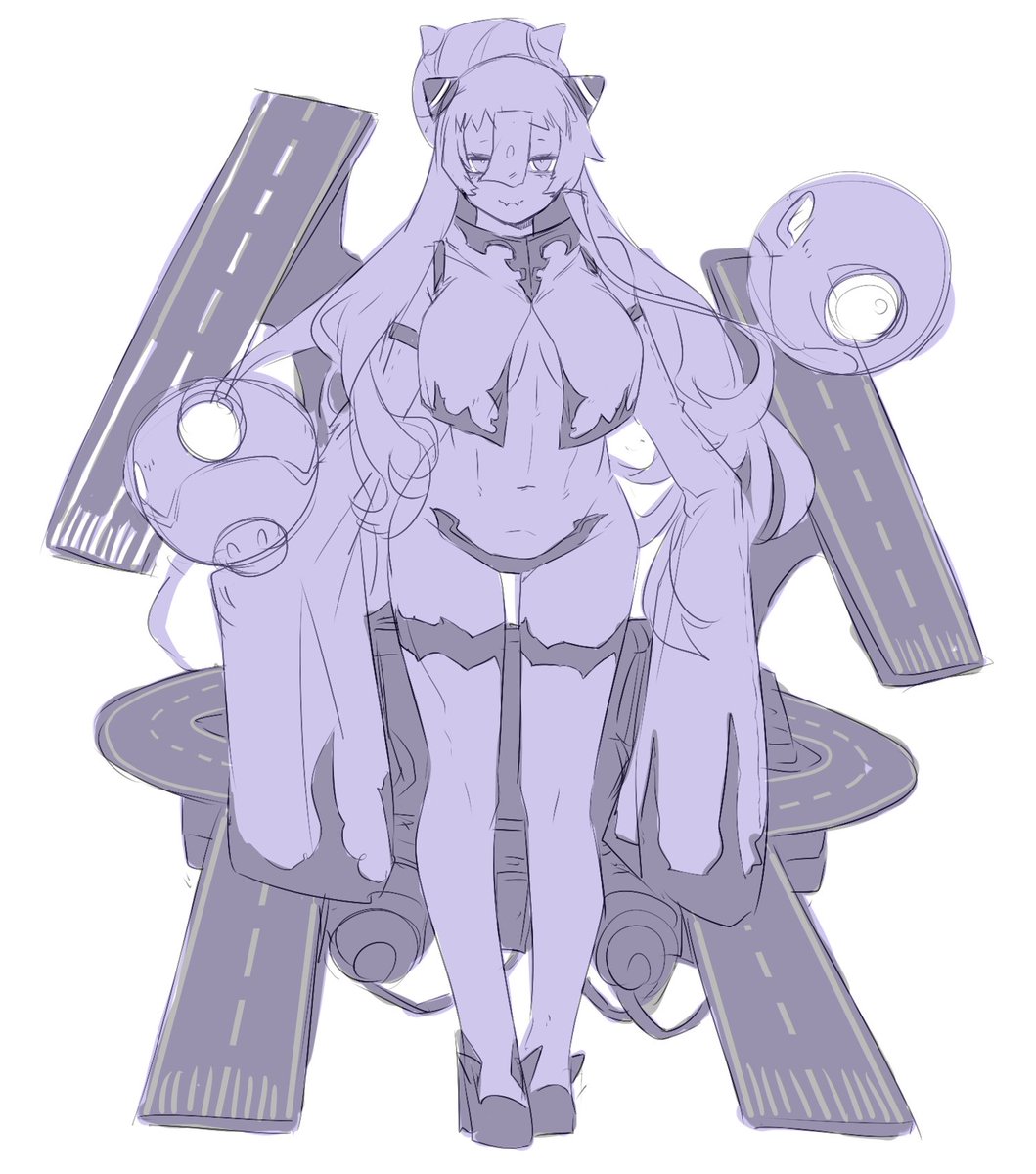 「重い女。 」|oso 的キノコ擬人化図鑑のイラスト