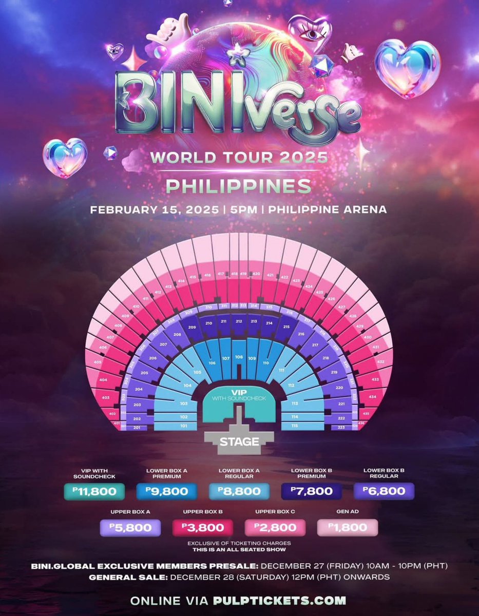 SE0KJIEUN's tweet image. ic wts lfb ph

BINIverse World Tour 2025

— 1 LBA Reg
— ₱9,172 (same price)
— Secured on Dec 28 12:0x timestamp
— I can cover your shuttle service for you thru twoteentours :) 

t. philippine arena lower box a regular gen sale general #BINIWorldTour #BINIVerseWorldTour2025 #BINI