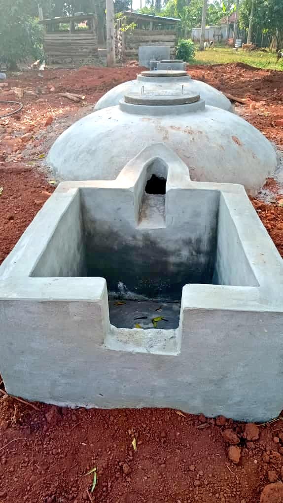 Taking biogas miles
Our 20 cubic meter bio digester construction is complete in #Kamuli_district.
Taking the message about the utilization of the animal wastes and other organic wastes in generation of #biogas to all region. 
Biogas is cost friendly in a long run, smoke free,