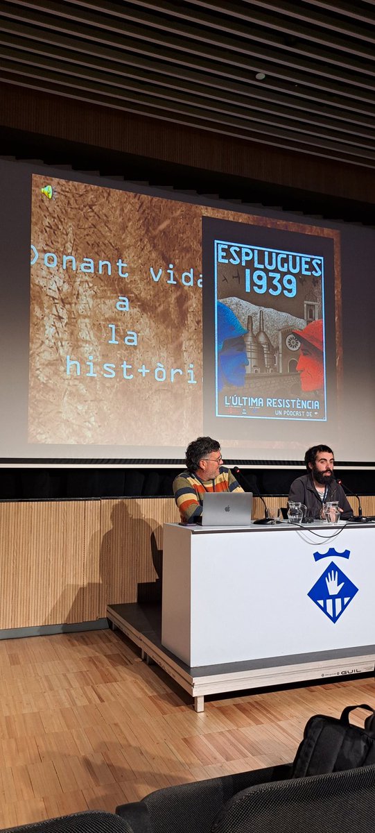 Presentacio Projecte de ficció narrativa i pot cast 1939 Esplugues la ultima resistènciahttps://linktr.ee/esplugues1939 no us ho perdeu.