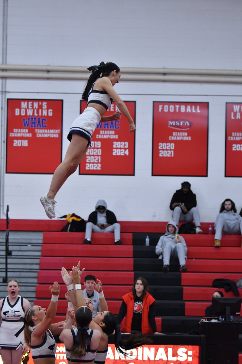 🐾 CUNE Cheer has completed its routine at #CIT2025! Scores will be announced later. #skodawgs