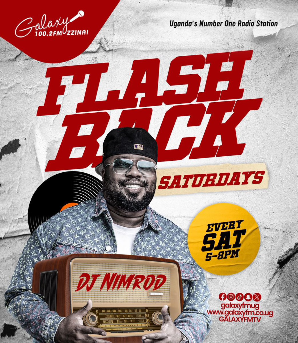 GalaxyFMUg's tweet image. ON AIR: @Nimroddj taking you back in time!

Download the #GalaxyDigitalApp to listen to the #FlashBackSaturday live