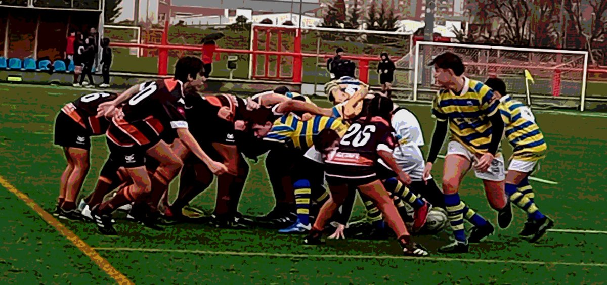 Rugby Real Canoe NC (@rugbyrealcanoe) on Twitter photo En una mañana lluviosa nuestros S16, con la ayuda de varios S14, lo dieron todo frente a un rival muy duro y organizado. Gracias <a href="/GetafeCR/">Getafe Club de Rugby</a> !! Seguimos aprendiendo!💪🏉 Vamos Canoe!!💙💛 En una mañana lluviosa nuestros S16, con la ayuda de varios S14, lo dieron todo frente a un rival muy duro y organizado. Gracias <a href="/GetafeCR/">Getafe Club de Rugby</a> !! Seguimos aprendiendo!💪🏉 Vamos Canoe!!💙💛
