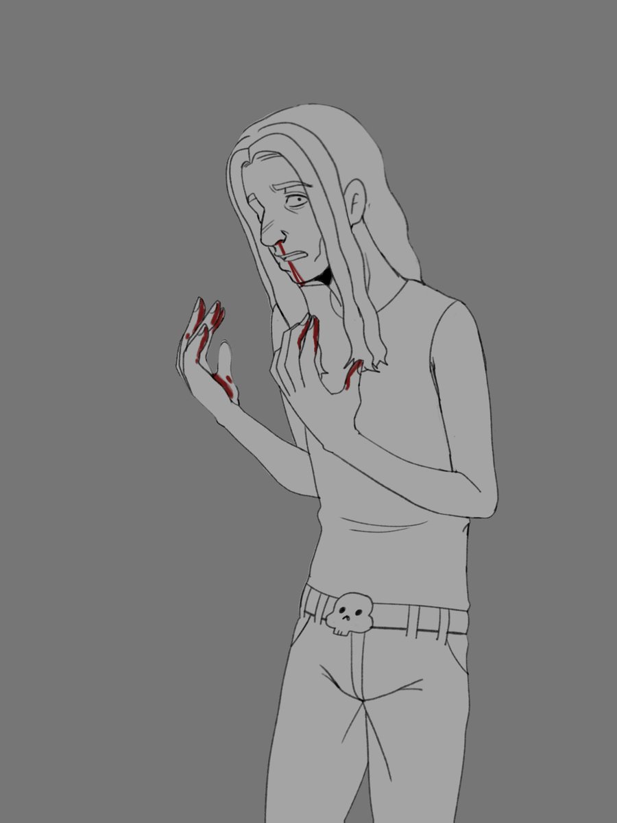TW: Blood

#metalocalypse 
#mtl
