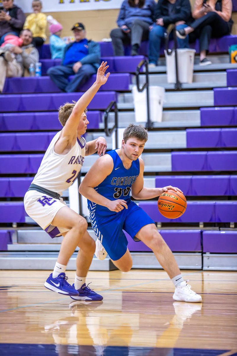 Cowboys defeat the Faith Longhorns 62-31 in the semifinal round of LMC Conference tournament.   Jacob Sonsalla led the way with 17 points followed by Blair Ham with 15.  The Cowboys take on the Timber Lake Panthers in the Championship game tonight