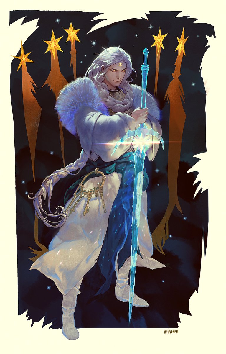 _Hellstern_'s tweet image. ❄️Snow and Stars ✨