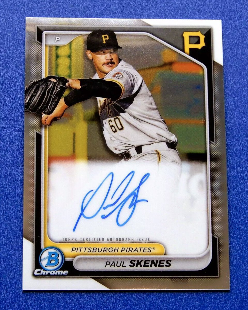 We’re giving away this Paul Skenes autograph card for FREE!!

TO ENTER:
Just like this post &amp; follow <a href="/Topps/">Topps</a>! ❤️
