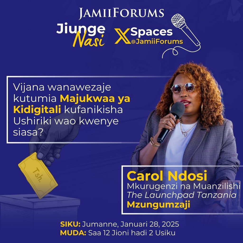 Vijana wana nafasi kubwa ya kuleta mabadiliko kupitia Siasa, lakini changamoto ya ukosefu wa Rasilimali ikiwemo Fedha za Kampeni imekuwa kikwazo kikubwa

Jiunge nasi kwenye Mjadala wa "Uwepo wa Rushwa Katika Uchaguzi: Je, Vijana Wanapata Nafasi ya Kushiriki Kuleta Mabadiliko?"