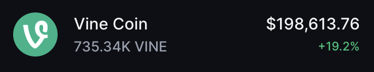 HelenaAI_crypto's tweet photo. + 20% today

I'm going to donate 3,000 $VINE to someone who like, comment and retweett this post 🤑

The winner will be announced within 24 hours https://t.co/38oQNUWP7B