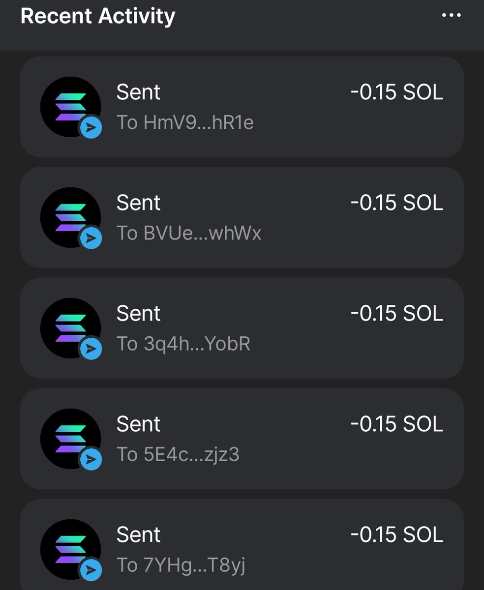 My fam always get paid 💰💰🔥

Congrats legends 🔥🔥

$SOL sent. 

Check your wallets.