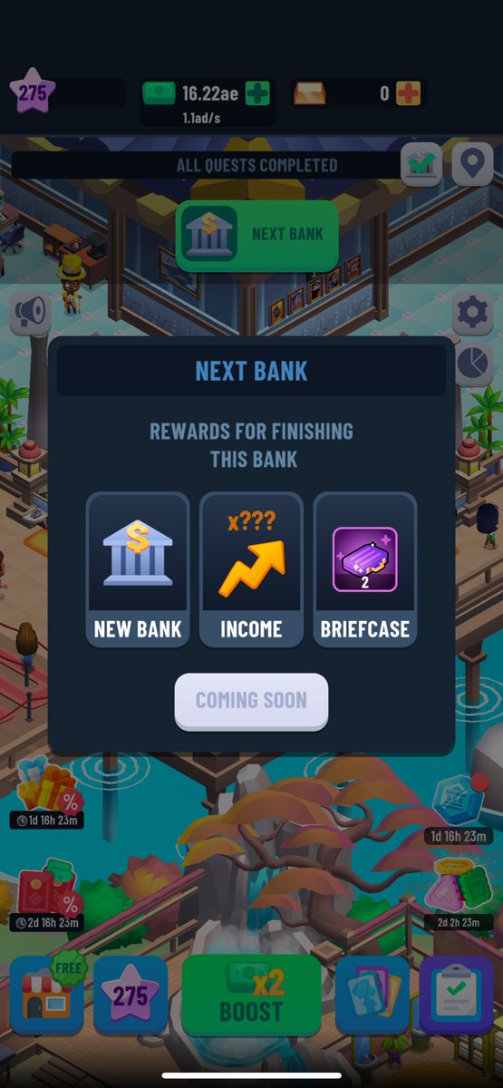 I’ve defeated the developers of <a href="/IdleBankTycoon/">IdleBank</a> - bring me the next bank!!