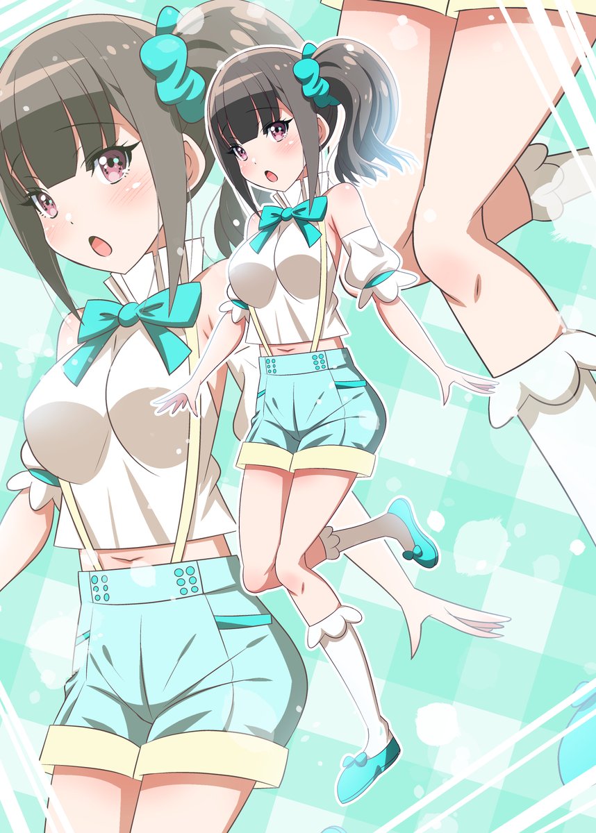 猫屋敷まゆちゃん（いろはちゃん服まゆカラーver） #わんぷり #precure