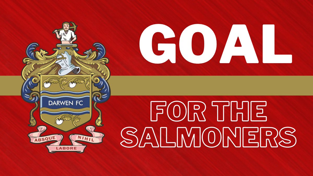 DarwenFC's tweet photo. 35' GOOOOOALLLLLL 🔴⚪🔴

@OfficialDHFC 0-1 Darwen

Bruno breaks forward to find @jamieramwell1 who keeps his cool and drills the ball into the bottom corner to give the Salmoners the lead!

#OneClub 🇦🇹 https://t.co/HfOpYGjnX7