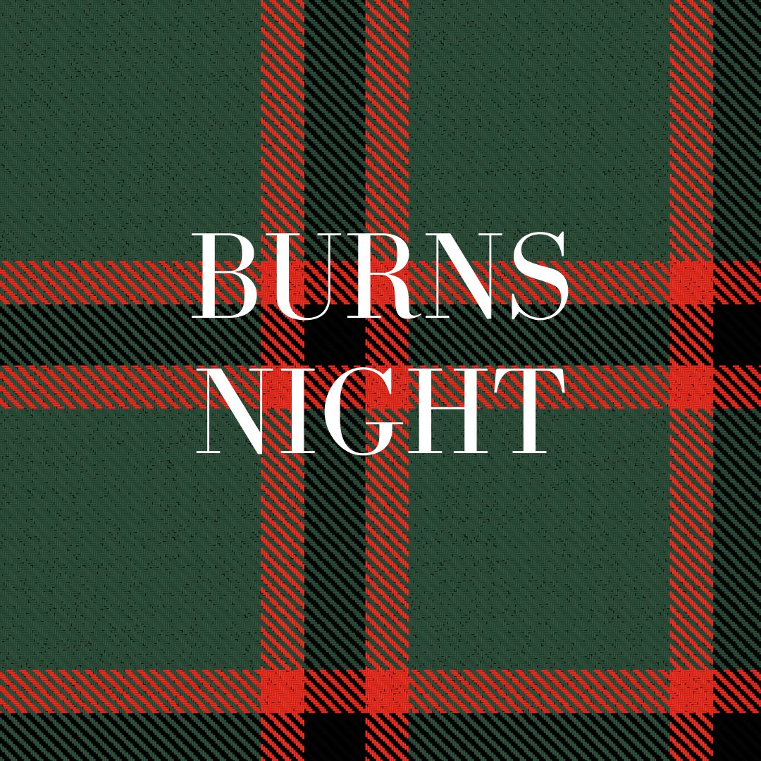 I hope everyone who's observing has a great #BurnsNight2025 night...tonight...sorry 😊