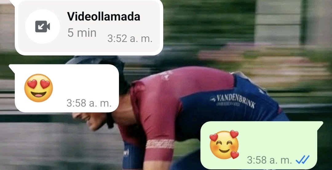 Una videollamada de 5 min desde Mauritania (Africa) antes de la carrera da buena suerte🍀 💕