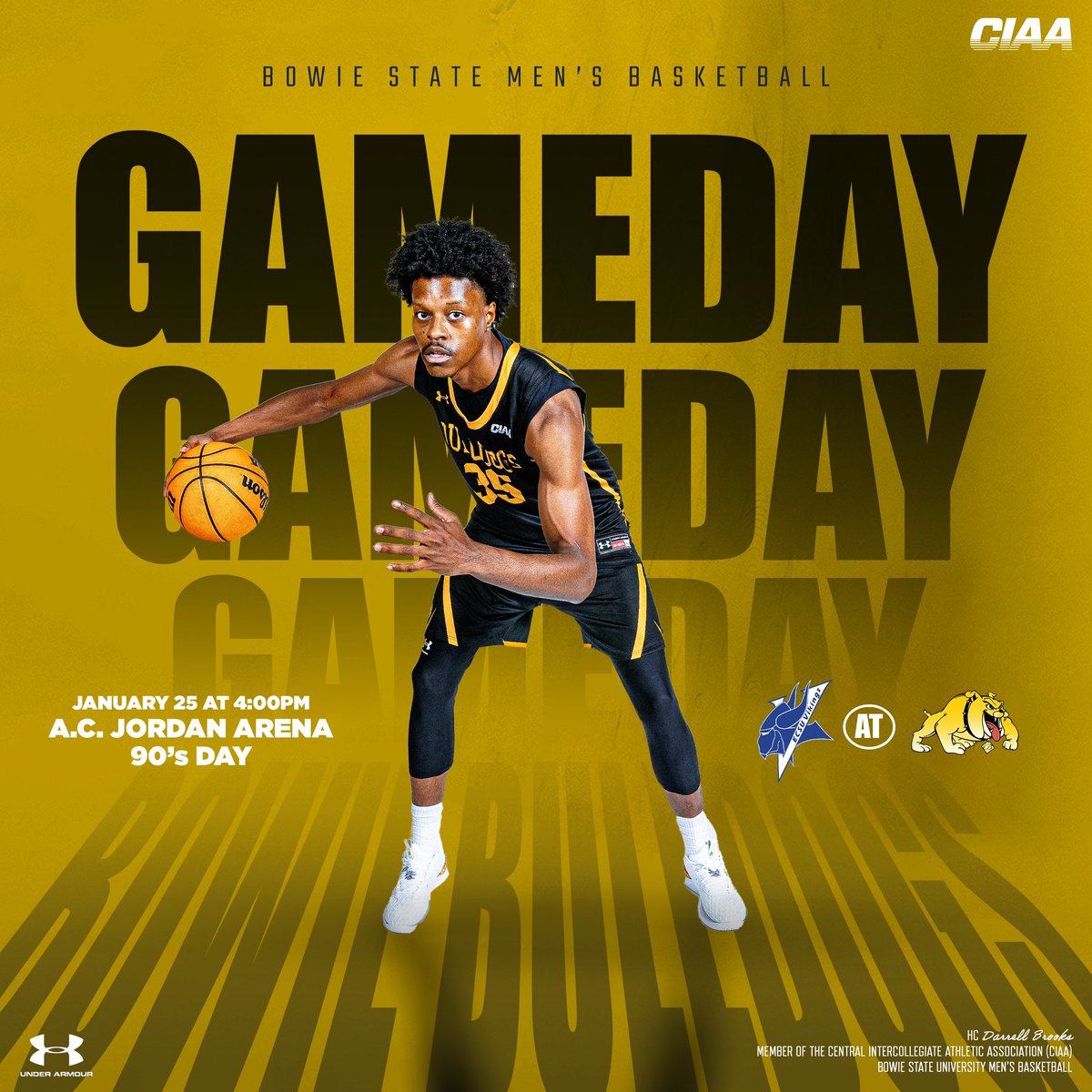 𝐋𝐞𝐭’𝐬 𝐭𝐚𝐤𝐞 𝐢𝐭 𝐛𝐚𝐜𝐤 𝐭𝐨 𝐭𝐡𝐞 𝟗𝟎’𝐬! 🏀

🗓️ Saturday, Jan. 25
📍Bowie, MD (A.C. Jordan Arena)
🆚 <a href="/ECSUVikings/">ECSU Athletics</a>
⌚️ 2:00 PM (W) | 4:00 PM (M)
📺 Bulldog Sports Network 

#BulldogNation | #BiteDown