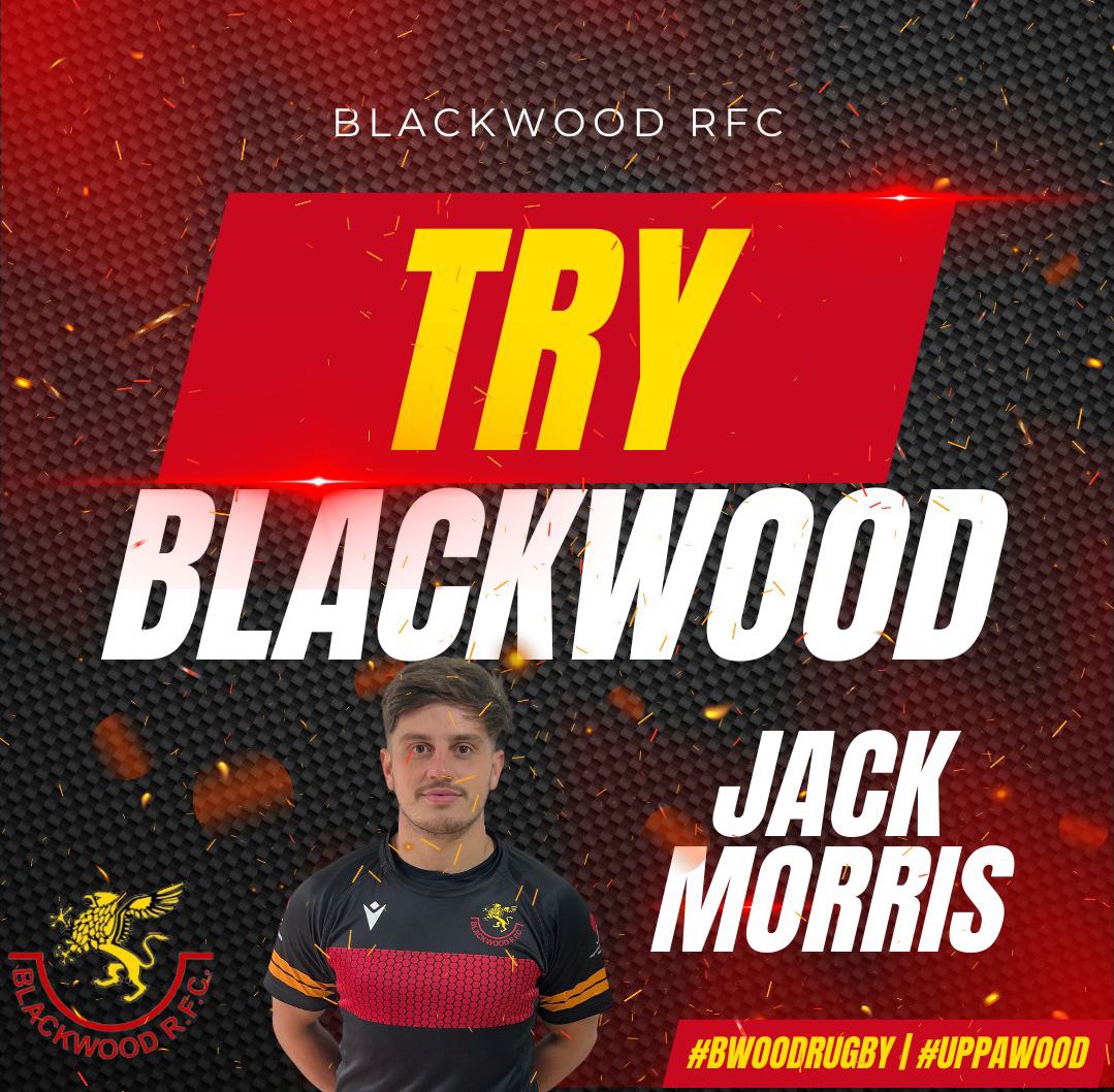 Blackwood_Rugby's tweet photo. 𝑻𝑹𝒀𝒀𝒀 - Jack Morris 

Blackwood 39-10 Usk 🔥 https://t.co/2SD1tctnOv