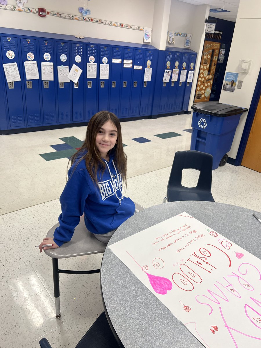 ms_george6's tweet photo. 4th grade student council members hard at work getting ready for our annual candy gram sale that starts next week! 🩷 https://t.co/Hmp8Bre3KF
