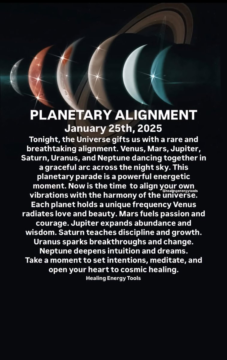 ladiekerrie's tweet image. PLANETARY ALIGNMENT
January 25th, 2025