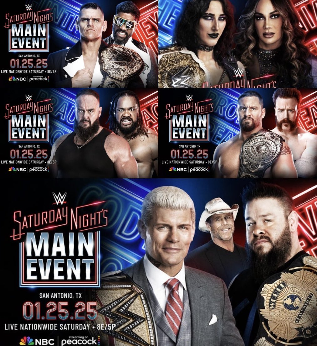 🚨 Saturday Night's Main Event c'est ce soir à 2 H du matin !

Le show sera dispo gratuitement sur la chaîne youtube de la WWE!

Hype sur 10? 🤔