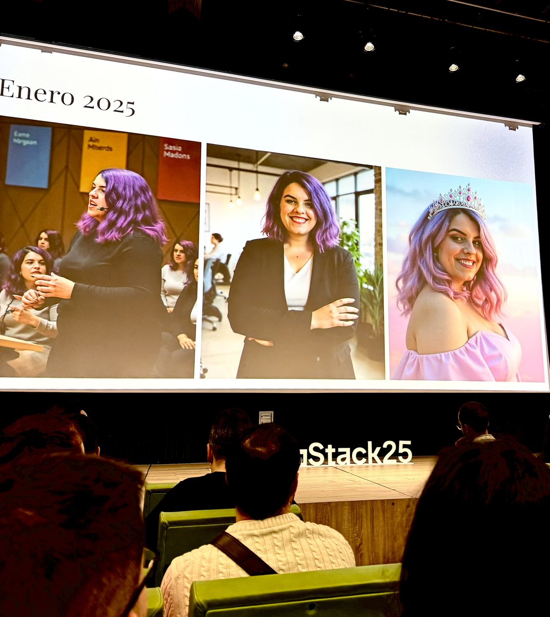 iro2009's tweet image. Lo que más me ha gustado de la charla de @sailormerqury en #bilbostack25 es descubrir herramientas de #IA que facilitan la vida, tanto a nivel personal como profesional. Además, no solo habló de sus bondades, sino también de sus riesgos. ¡Súper interesante! 👏