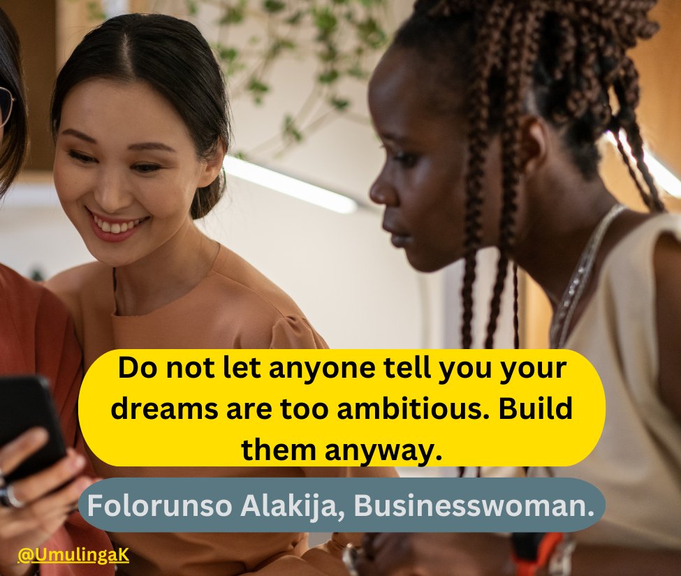 Never let anyone convince you your vision is too big. Pursue it boldly, build it passionately, and show the world what’s truly possible. <a href="/alakijaofficial/">Folorunso Alakija</a>