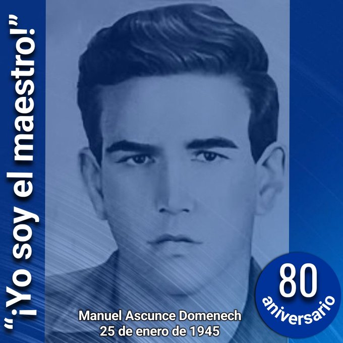 Hoy cumpliría 80, pero lo torturaron y asesinaron a los 16. Nunca será olvidado: ¡su memoria nos convoca a no claudicar, a seguir #DePieYCombatiendo! Gloria eterna.