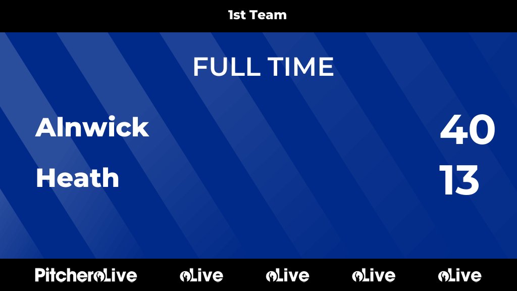 FULL TIME: Alnwick 40 - 13 Heath
#ALNHEA #Pitchero
pitchero.com/clubs/alnwick/…