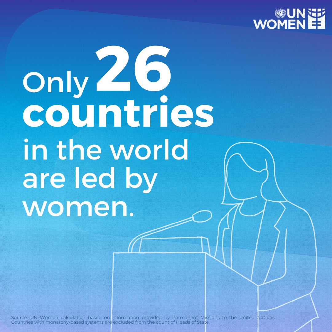 UN_Women's tweet photo. Women’s leadership across sectors is vital to building an equal world #ForAllWomenAndGirls.

As we celebrate the strength, and invaluable contributions of #WomenInMultilateralism, let's continue to remove barriers that prevent women from being in key decision-making positions. https://t.co/viW7lIAUUI