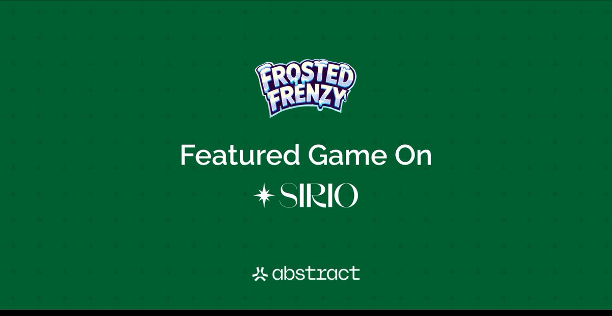 ✳️ We've been featured on Sirio dApp Hub as one of the best Abstract games!