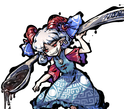 dailytouhous's tweet photo. The Touhou of the day is: Yuuma Toutetsu! https://t.co/TqFWqAp0ly