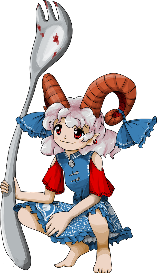 dailytouhous's tweet photo. The Touhou of the day is: Yuuma Toutetsu! https://t.co/TqFWqAp0ly