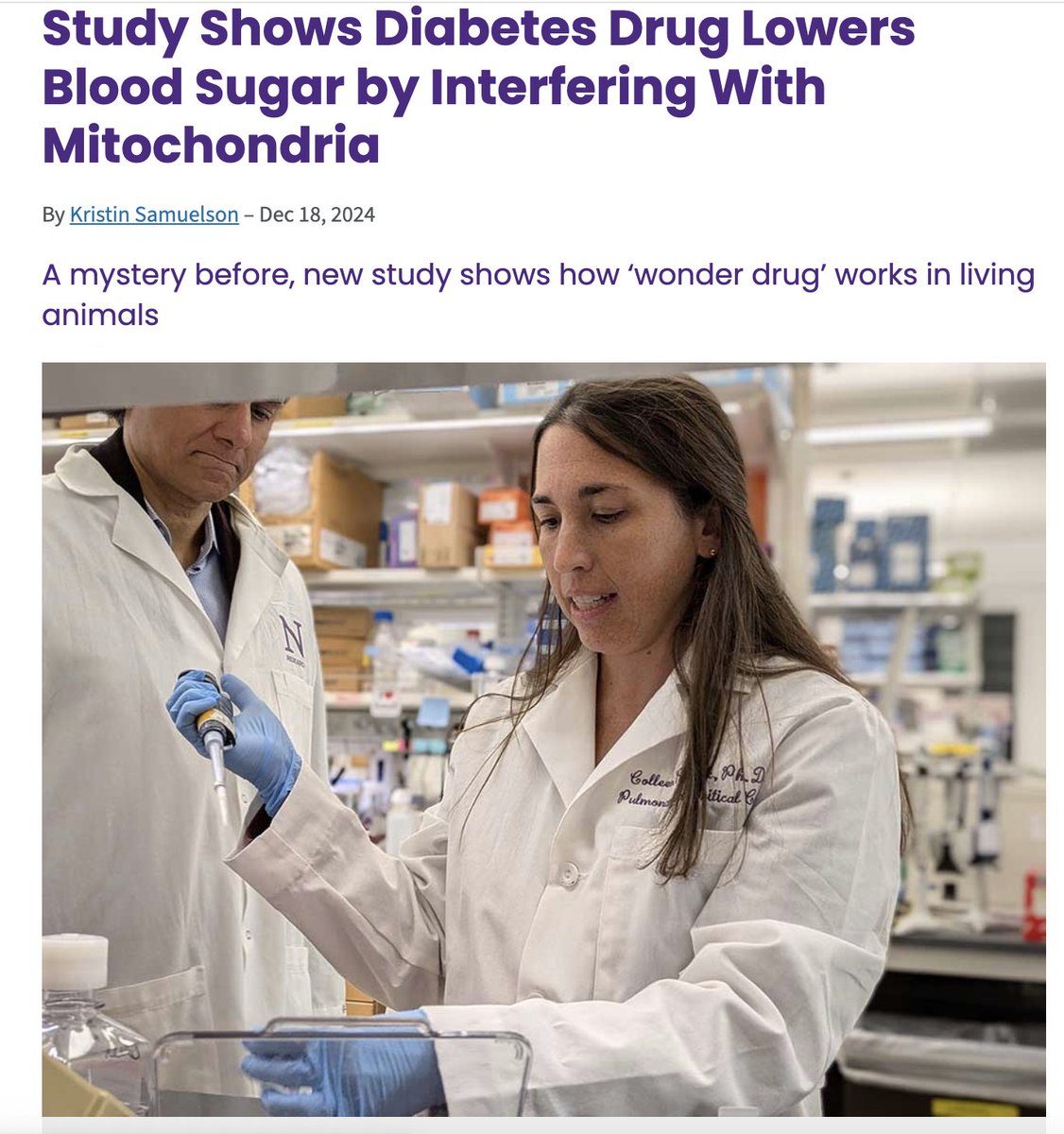 Sam Apple (@sam_apple1) on Twitter photo Great work on metformin by the Chandel Lab. “We think that the diverse effects metformin has on lowering glucose levels, decreasing inflammation and its potential anti-cancer effects could, in part, be explained by inhibiting mitochondrial complex I,” Chandel said. <a href="/NirBarzilaiMD/">Nir Barzilai</a> Great work on metformin by the Chandel Lab. “We think that the diverse effects metformin has on lowering glucose levels, decreasing inflammation and its potential anti-cancer effects could, in part, be explained by inhibiting mitochondrial complex I,” Chandel said. <a href="/NirBarzilaiMD/">Nir Barzilai</a>