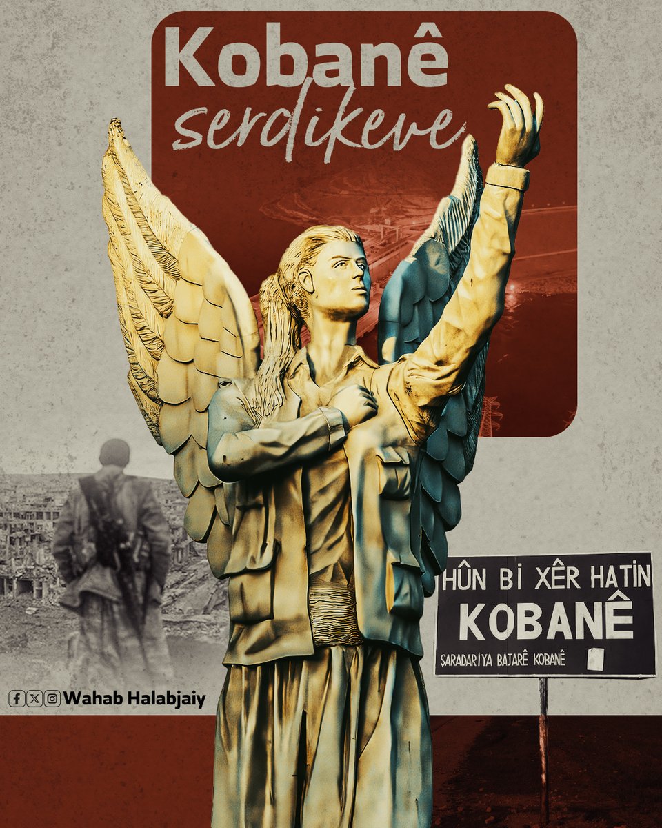 Bi rêz û rûmet em îro bîranîna rizgarkirina Kobanê dikin. Ev bajar bû sembola berxwedan û serhildana miletekî. Kobanê ne tenê bajarek e, lê destaneke ku di dîroka me de bi tîpên zêrîn hatiye nivîsandin.

Di wan şevên tarî de, gava DAIŞ hemû dinya tirsandibû, xort û keçên vî