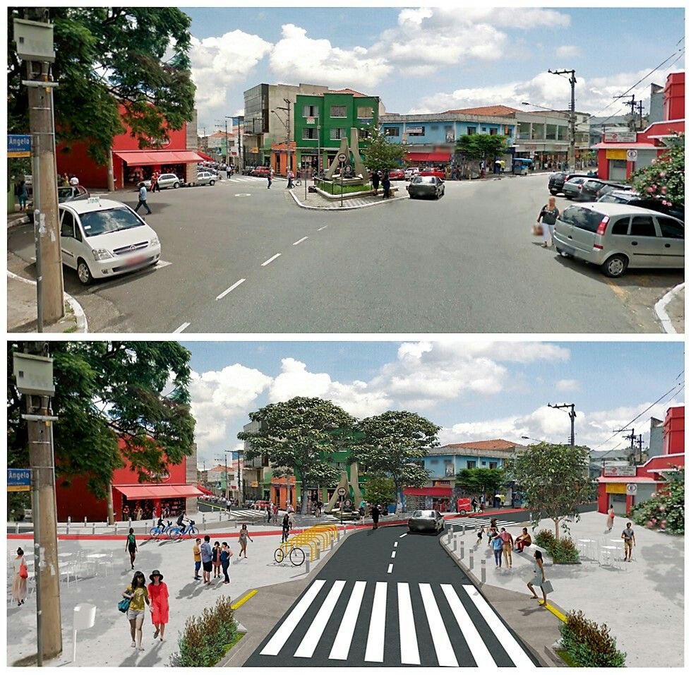 Less space for cars,

Means more space for people.