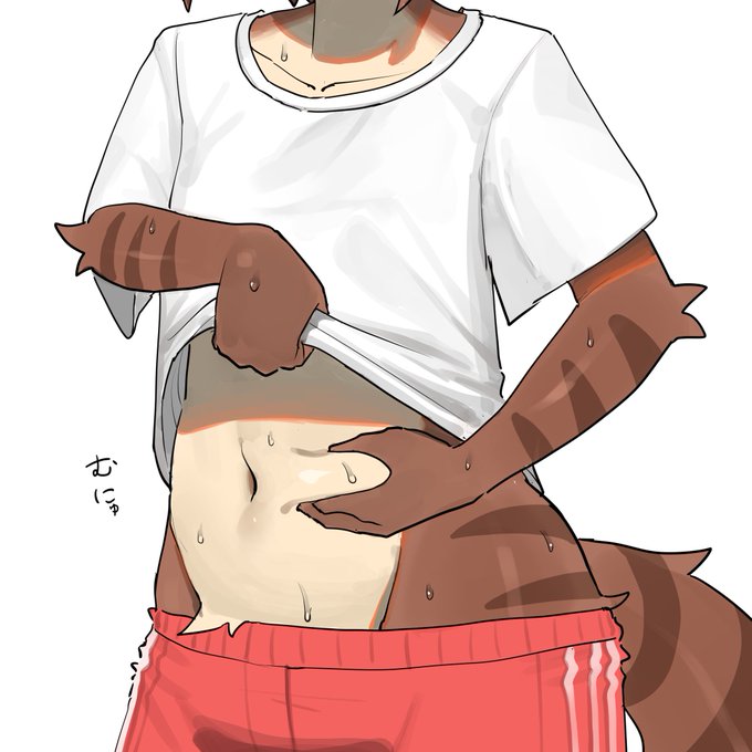 顔が雑すぎたのでお腹だけ 