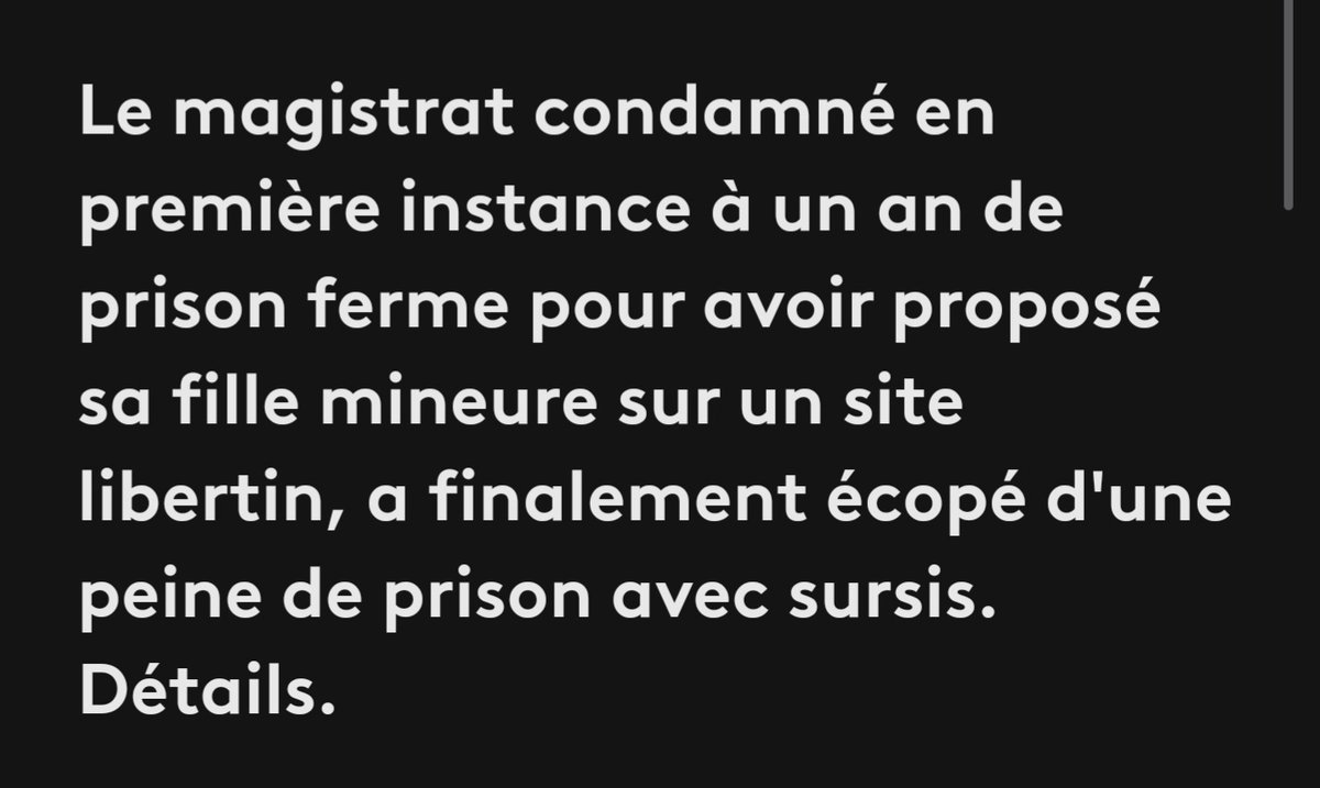 PetitPirat's tweet photo. @CerfiaFR Ça me rappel cette histoire du magistrat pédophile de Dijon qui proposait sa fille à des inconnus sur le net... condamné lui en revanche à simplement 1 an de surcis. https://t.co/IdH5h2LXuL