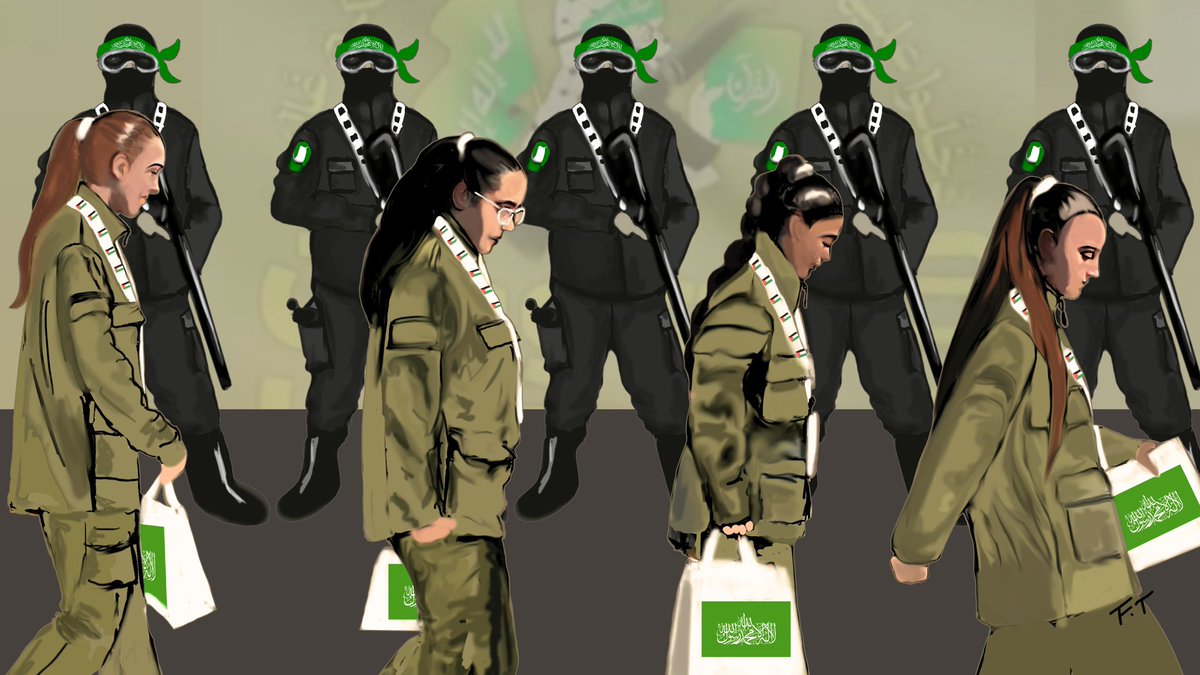 FtTatah's tweet image. De plus en plus pathétique et dramatique ! Je ne vais pas refaire l’article sur les « Goodies », on voit que les quatre jeunes filles qui ont été libérées, et qui au moment de leur kidnapping étaient âgées de 18 et 19 ans, ont été équipées de tous ces objets produits, je le…