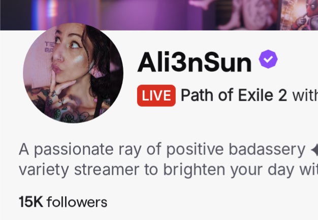 Ali3nSun's tweet photo. WE JUST HIT 15,000 FOLLOWERS ON @Twitch 
WHAT THE FLUFFFFFFFFFFFFF😭😭😭😭😭 https://t.co/BoPgjpCmhS