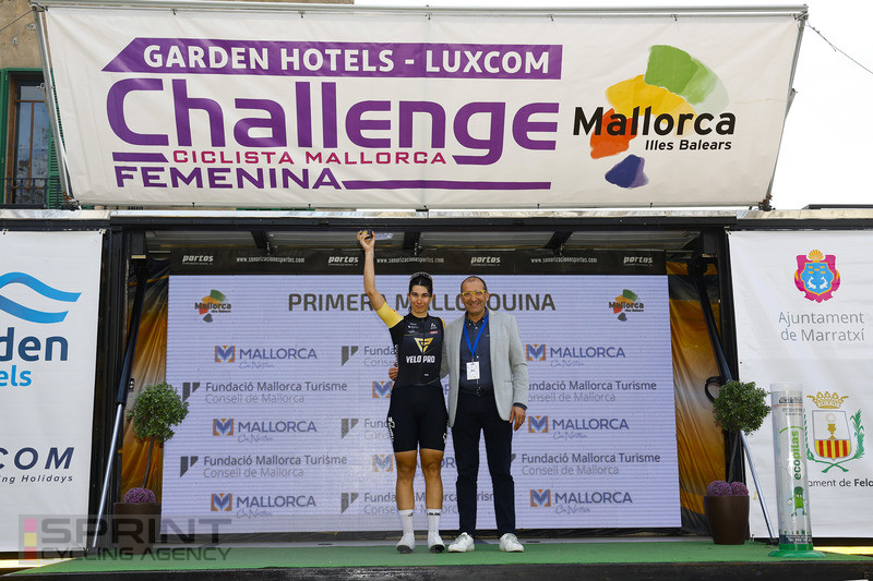 ActuCyclismeFem's tweet photo. QOM : 
Monica Castagna - @asdtopgirls 
Mallorquina : 
@margalopez17 - Velopro-Alphamotorhomes

📸: @SprintCycling 

#challengemallorcafemenina #challengemallorca #TrofeuMarratxíFelanitx #Mallorca #LesRP #WomenCycling #CyclismeFeminin https://t.co/VFDtz8Bbiu