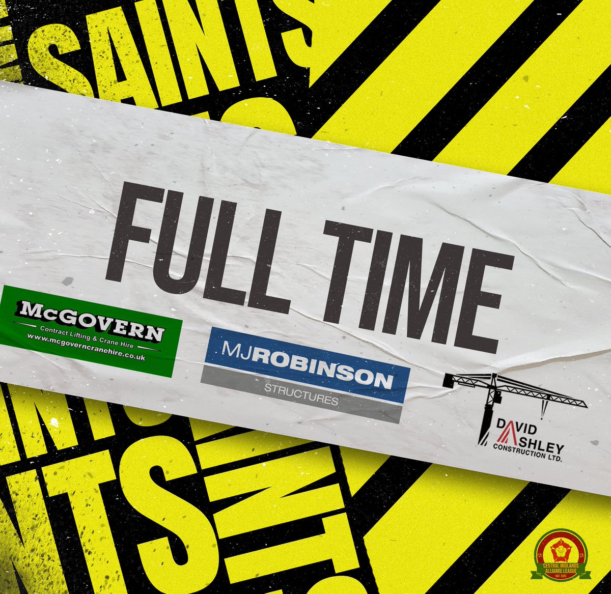 Holbrook St. Michaels (@holbrooksm_) on Twitter photo β° FULL TIME | <a href="/HolbrookSM_/">Holbrook St. Michaels</a> 0-4 <a href="/officialshiners/">South Normanton Athletic FC</a> | <a href="/CentralMidsAll/">β½οΈ Central Midlands Alliance β½οΈ</a>
#TheSaints π€π
Sponsored by <a href="/MJRobinsonStruc/">MJ Robinson Structures</a>, <a href="/McGovern_Cranes/">McGovern Crane Hire</a> & <a href="/DavidAshleyLtd/">David Ashley Construction</a> β° FULL TIME | <a href="/HolbrookSM_/">Holbrook St. Michaels</a> 0-4 <a href="/officialshiners/">South Normanton Athletic FC</a> | <a href="/CentralMidsAll/">β½οΈ Central Midlands Alliance β½οΈ</a>
#TheSaints π€π
Sponsored by <a href="/MJRobinsonStruc/">MJ Robinson Structures</a>, <a href="/McGovern_Cranes/">McGovern Crane Hire</a> & <a href="/DavidAshleyLtd/">David Ashley Construction</a>