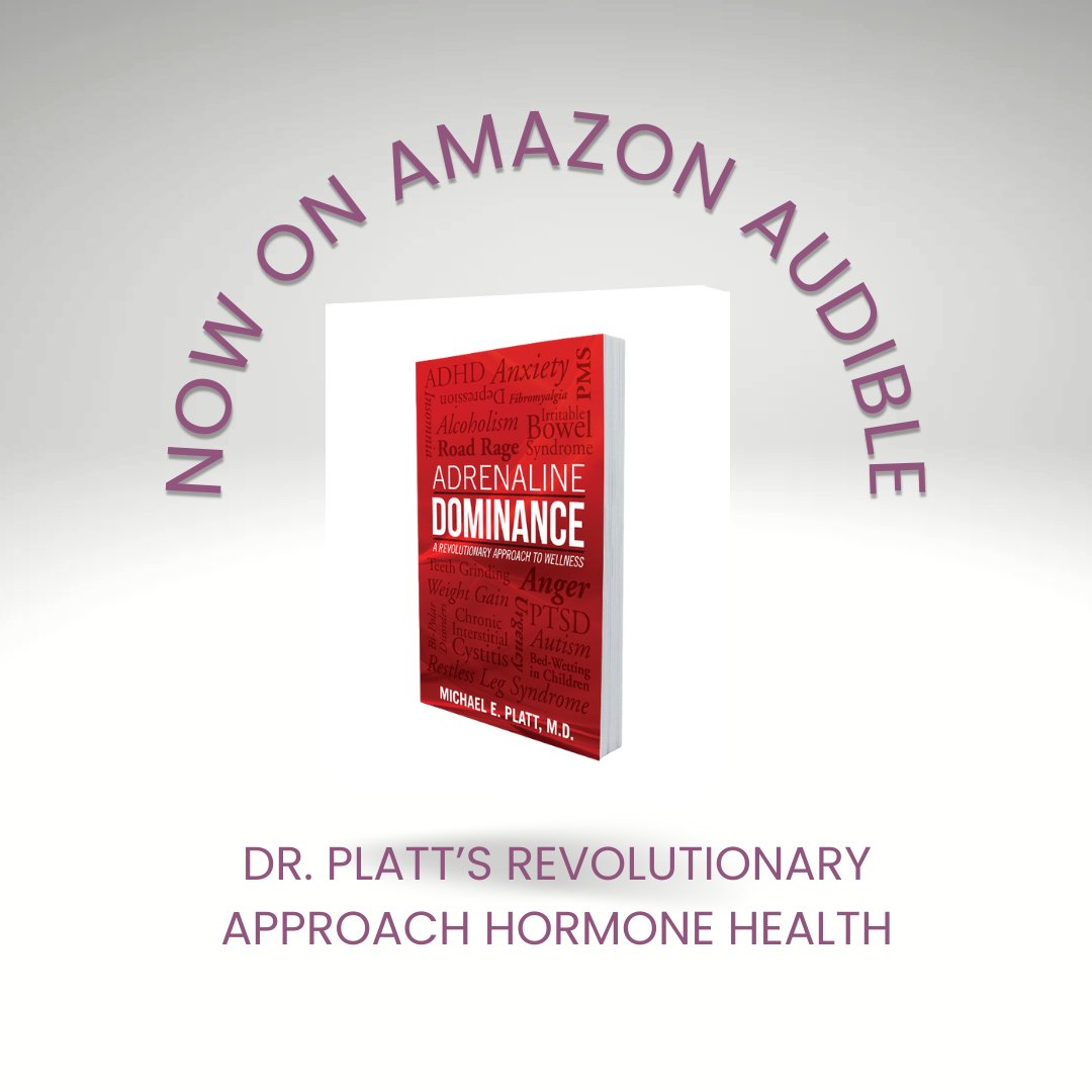 PlattWellness's tweet photo. You asked, we delivered! Dr. Platt’s groundbreaking book, Adrenaline Dominance, is now available as an audiobook on Amazon Audible.

Get it here: https://t.co/kuc8HQ2D5Y https://t.co/LYMLn4IlL2