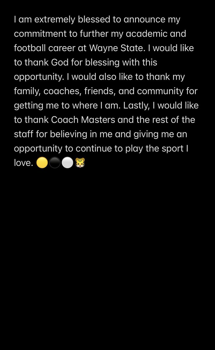 Committed🐾🟨⬛️⬜️
<a href="/LMasters8/">Logan Masters</a> <a href="/COACHMCLAU/">SCOTT MCLAUGHLIN</a> <a href="/brohach3/">Brody Rohach</a> <a href="/Coach_KGaster/">Kaleb Gaster</a> <a href="/willanglin13/">Will Anglin</a> <a href="/_CoachTJohnson_/">Tanner Johnson</a> <a href="/Coach_IP3/">Isaiah Powell-Major</a>