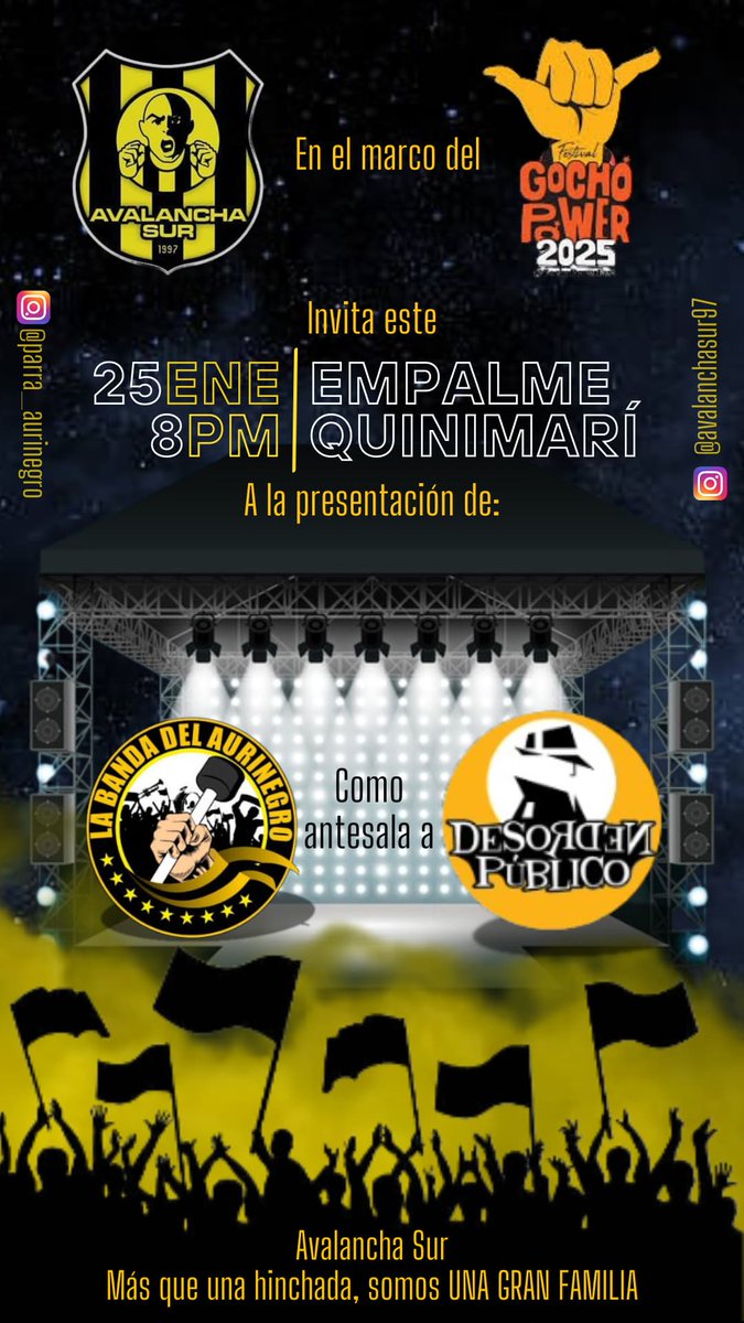No faltes.

#DaleTa