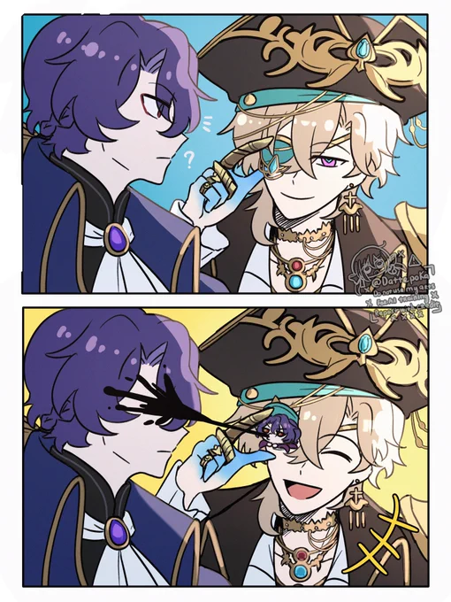 Behind the eyepatch...
レイチュリ #ratiorine 