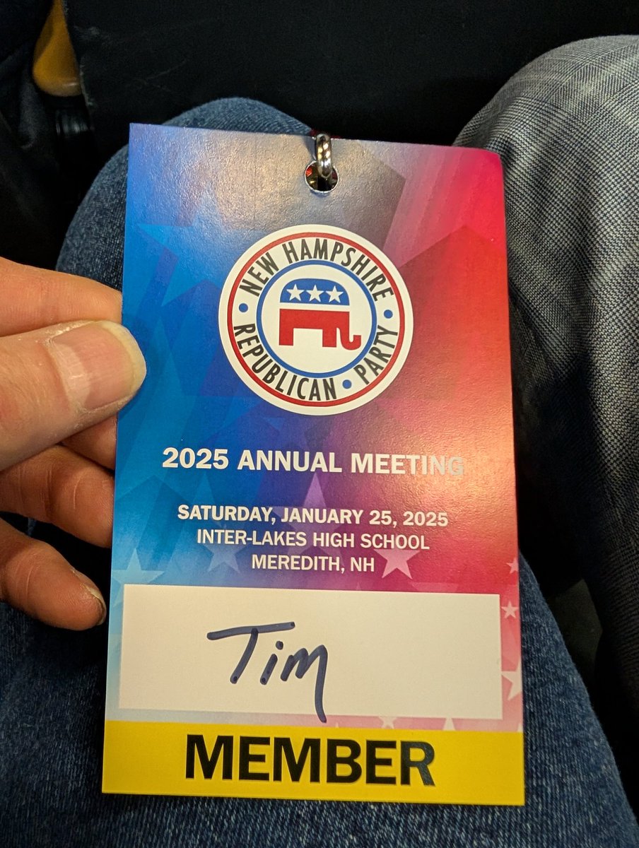 tlangsr's tweet image. It&apos;s that time of year again, the @NHGOP meeting here in Meredith, NH. Electing our #NHGOP leadership, and adopting by-laws changes.